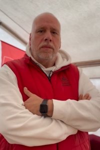 Portraitfoto von Dirk Riedel, Betriebsrat bei Thyssenkrupp Steel